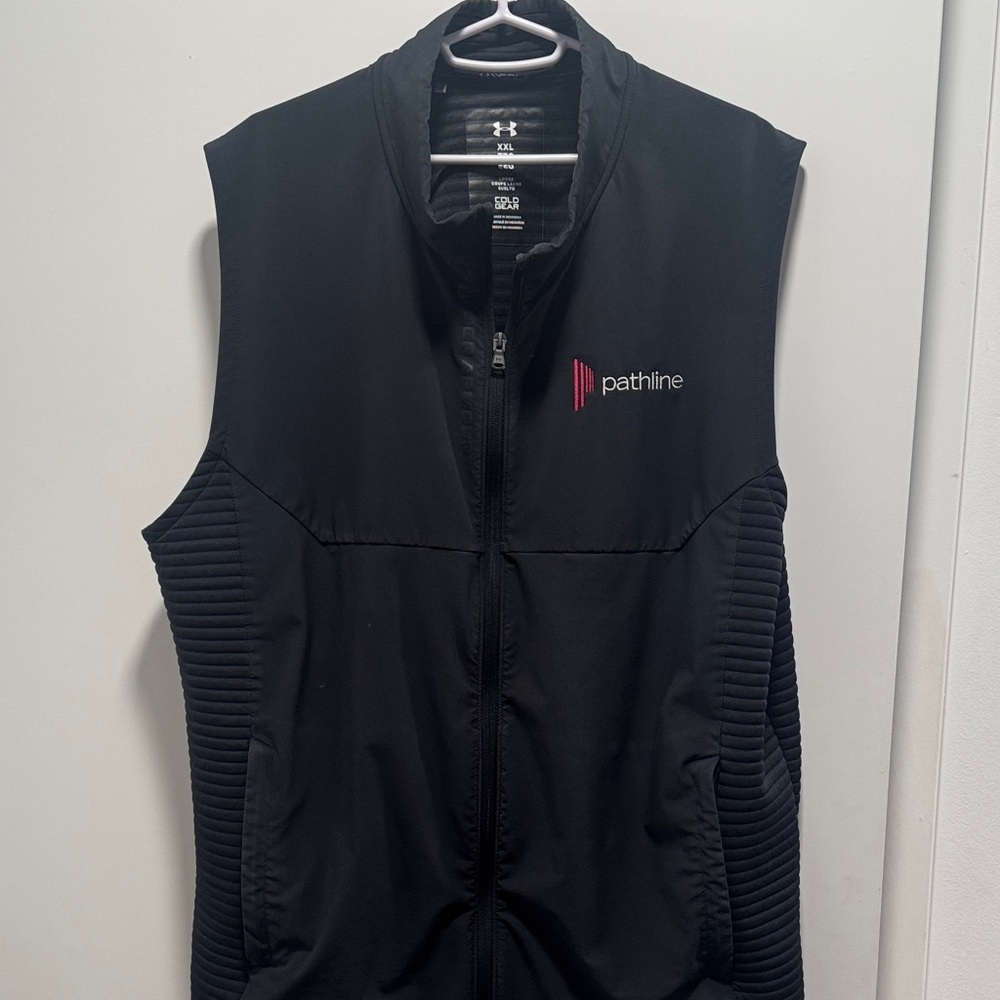 Under Armour Black Vest with Pink Logo